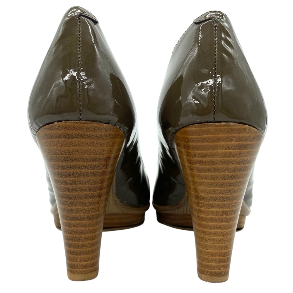 Sofft Ramona Patent Leather Platform Stacked Heel Pumps - Picture 9 of 11